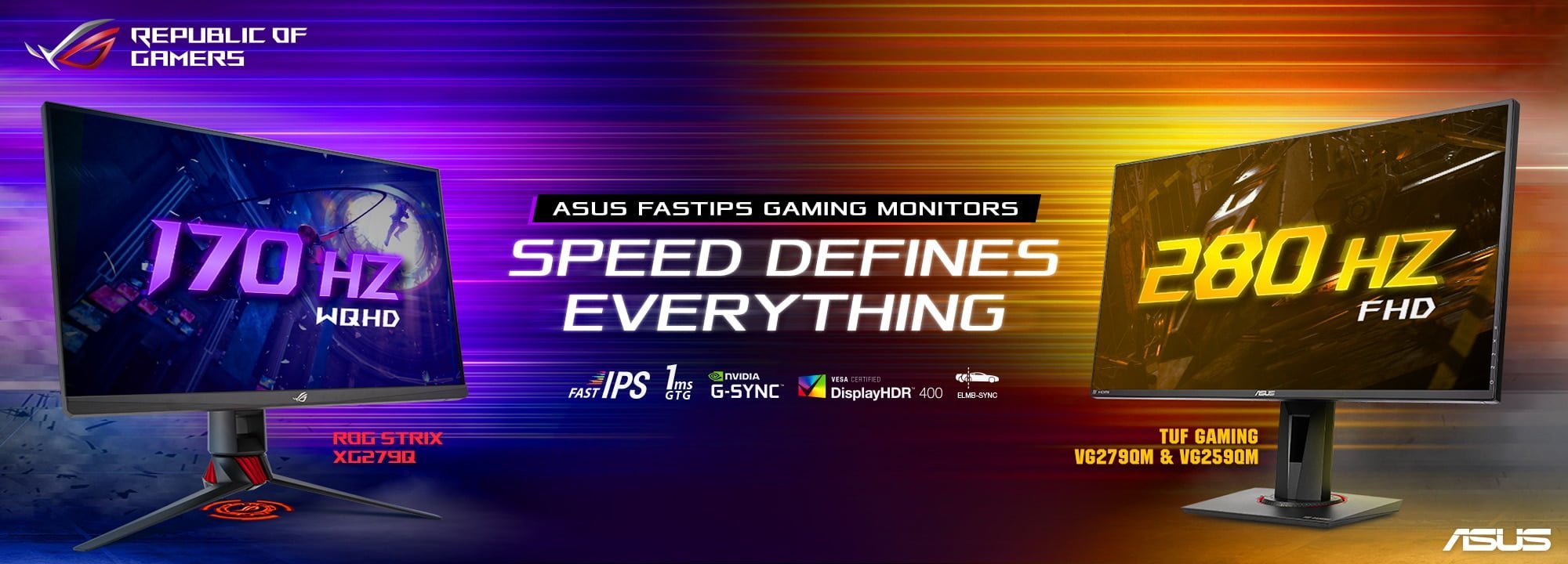 ASUS Announces World s Fastest Gaming Monitors rectangle MMOSITE - Thông tin công nghệ, review, thủ thuật PC, gaming