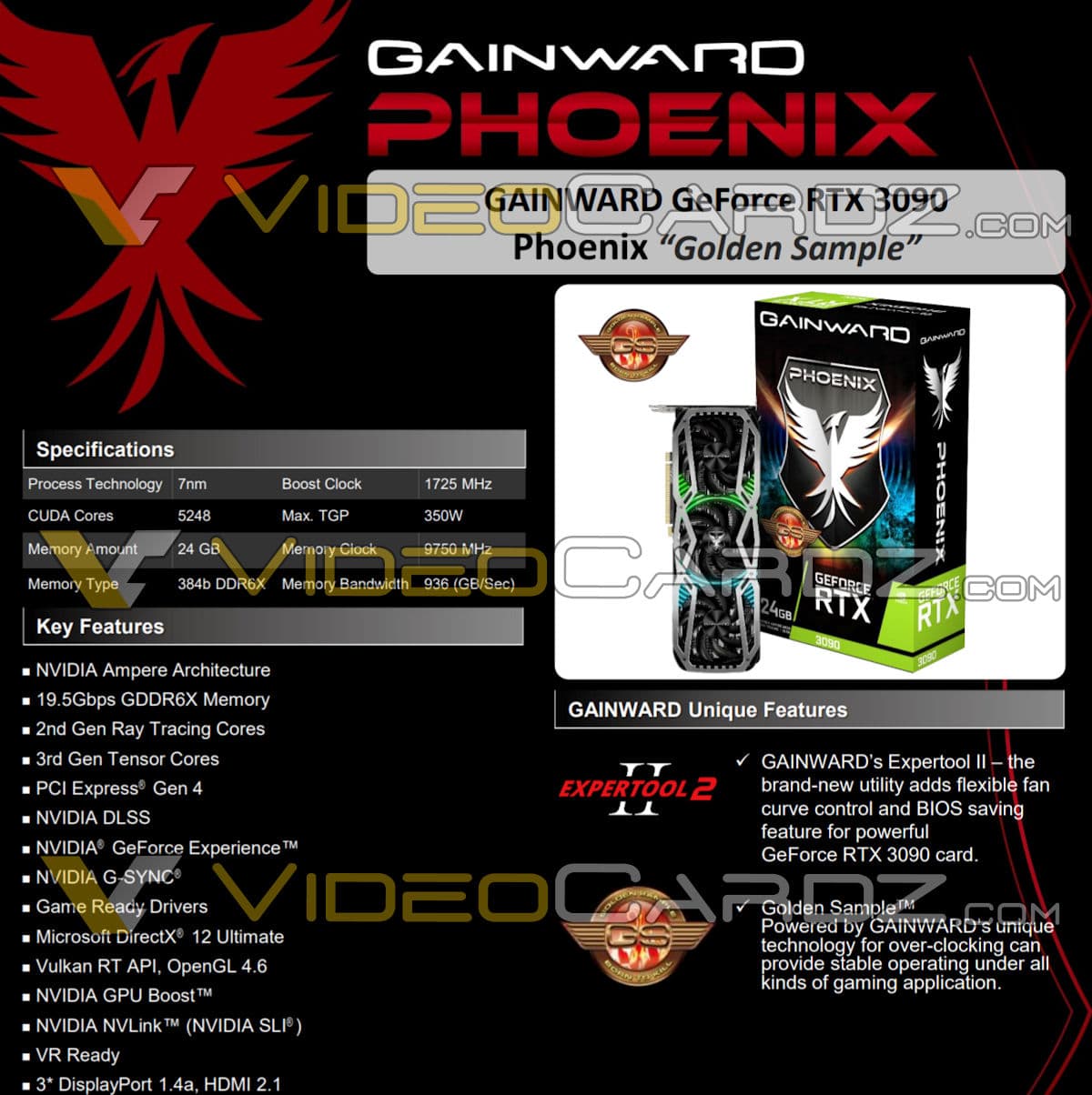 GAINWARD RTX 3090 Phoenix Specs 1 MMOSITE - Thông tin công nghệ, review, thủ thuật PC, gaming