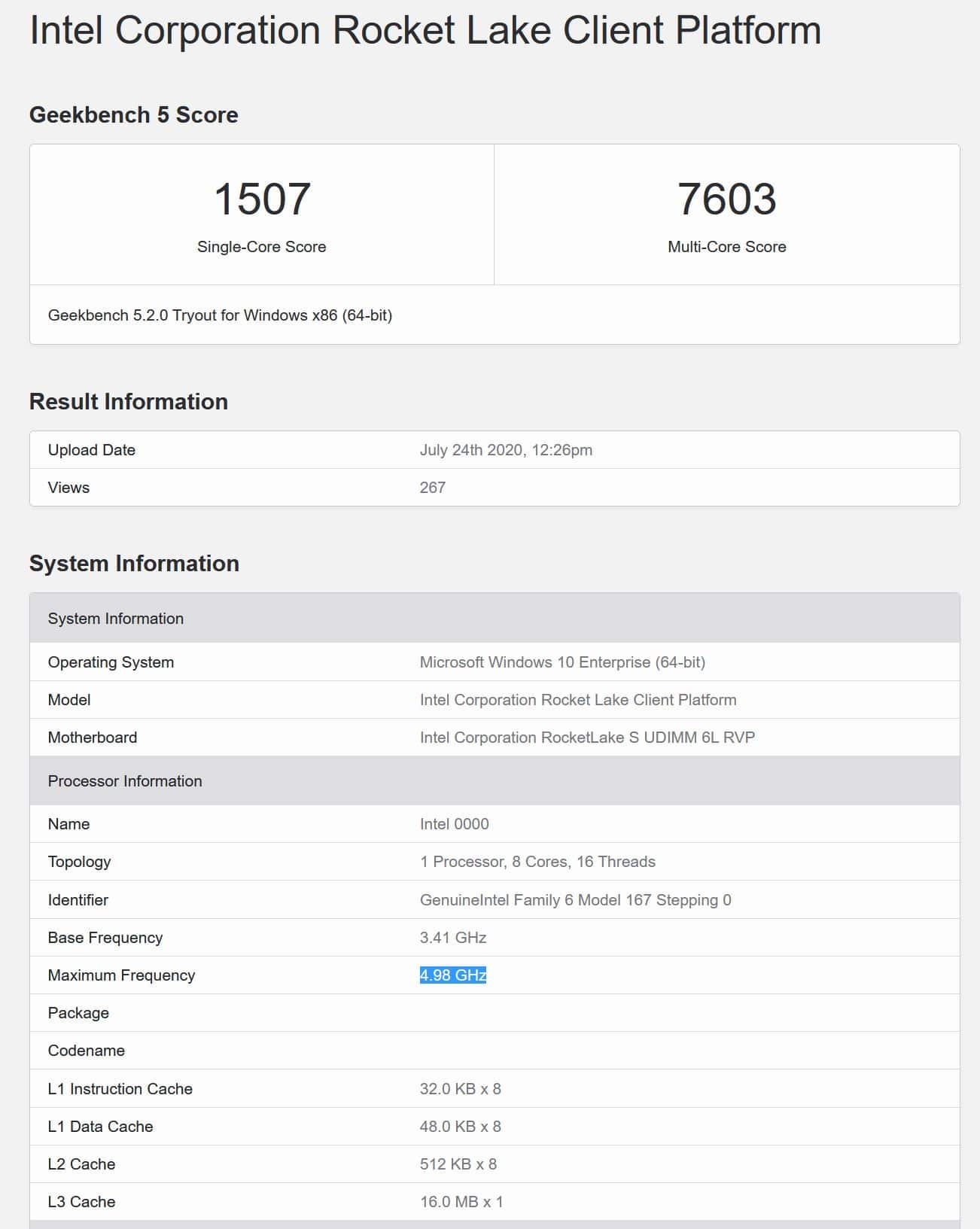 Intel rocket lake benchmark MMOSITE - Thông tin công nghệ, review, thủ thuật PC, gaming