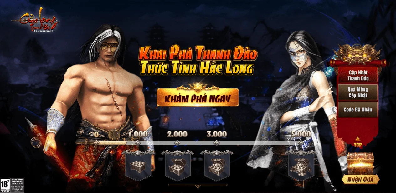 Cửu Long Tranh Bá chiều lòng game thủ khi liên tục Update khủng