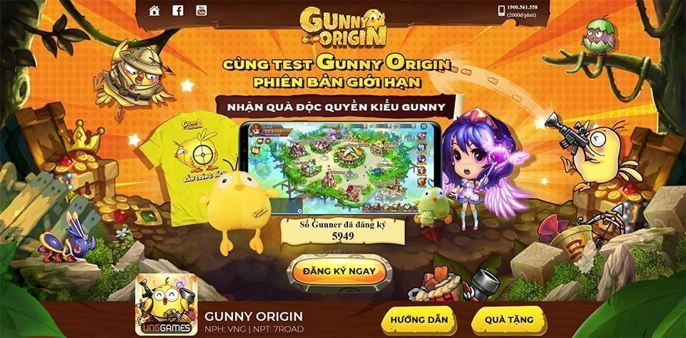 Đăng ký thử nghiệm, nhận quà theo kiểu game mobile Gunny Origin
