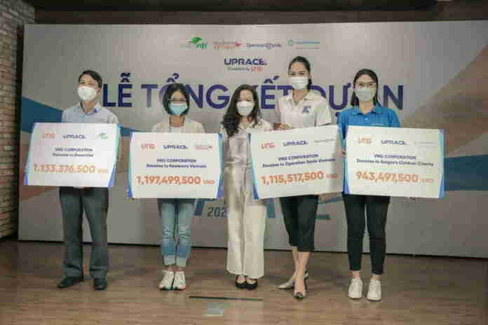 UpRace 2021 – Chính thức trao tặng 5,1 tỷ đồng tới 4 Tổ chức xã hội