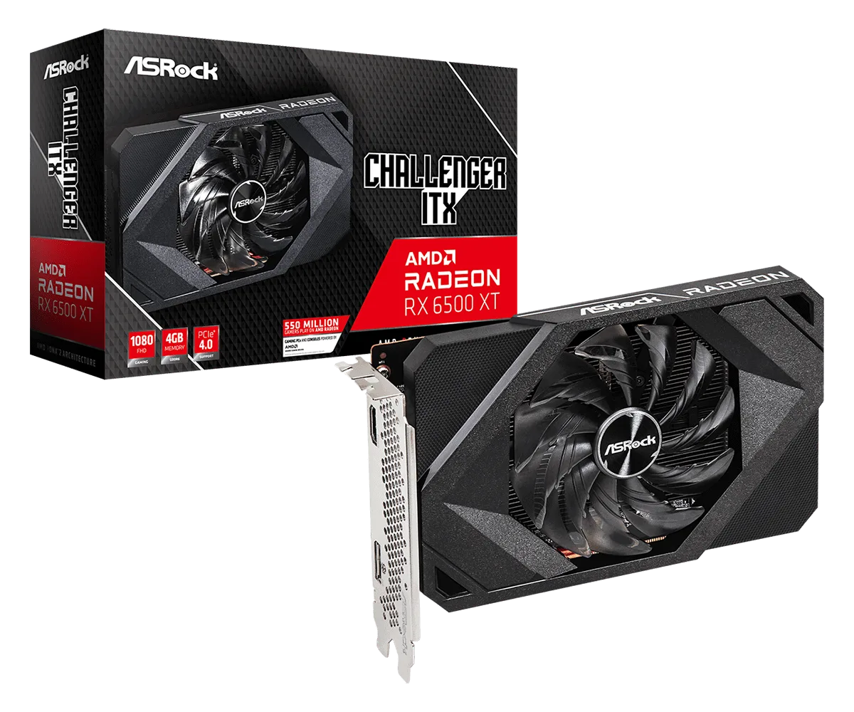 ASRock Công Bố Card Đồ Họa AMD Radeon™ RX 6500 XT 