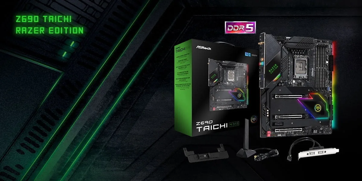 Trải nghiệm Chroma liền mạch cùng:  ASRock Z690 Taichi Razer Edition