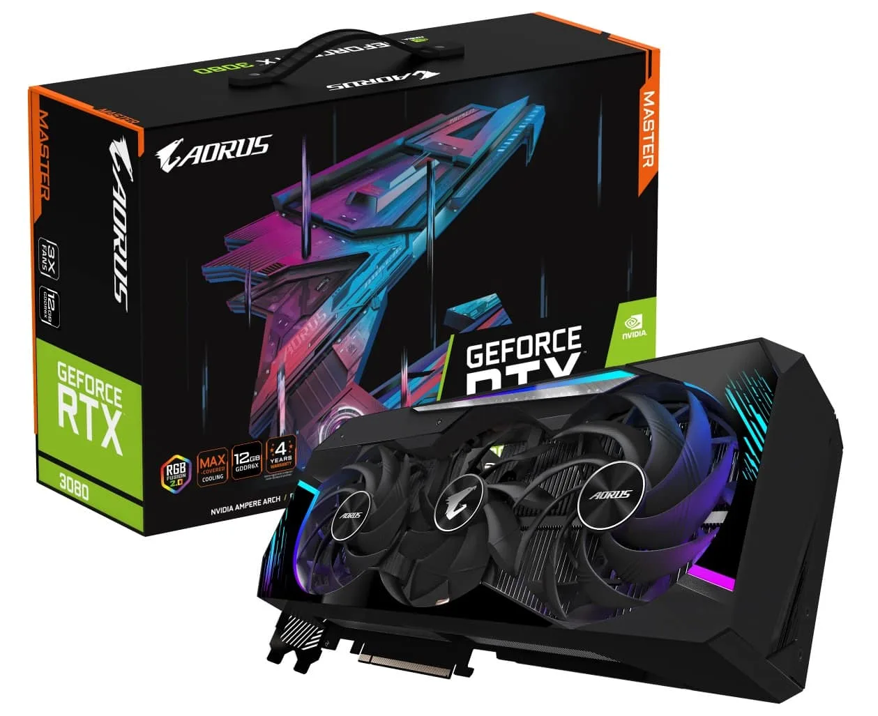 GIGABYTE trình làng card đồ họa GeForce RTX 3080 với 12GB VRAM