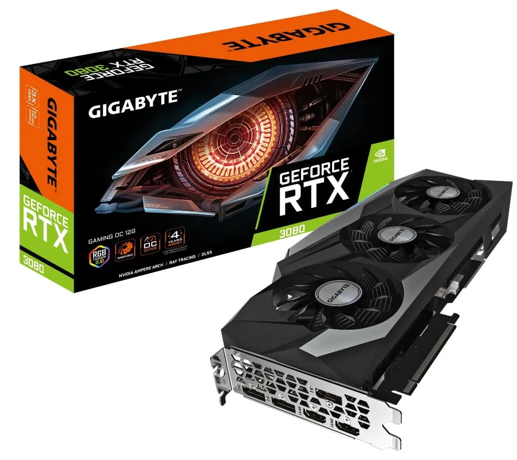 GIGABYTE trình làng card đồ họa GeForce RTX 3080 với 12GB VRAM