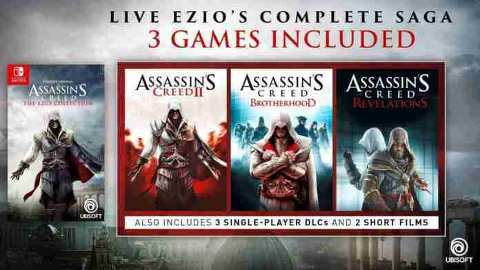 ACEC_mockup_Announce Assassin’s Creed®: The Ezio Collection đã có mặt trên Nintendo Switch™