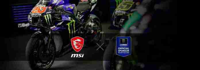 msi-1 MSI trở thành nhà tài trợ chính thức & Đối tác eSport Của đội đua Monster Energy Yamaha MotoGP