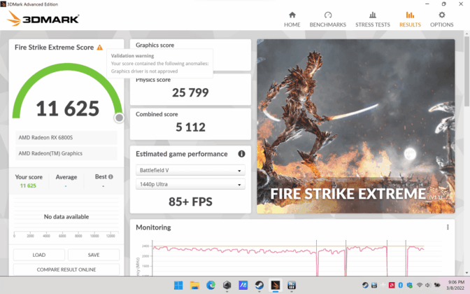 3DMark Fire Strike Extreme MMOSITE - Thông tin công nghệ