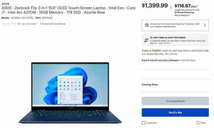 ASUS v&agrave; HP sẽ ra mắt laptop c&oacute; sử dụng Intel Arc A370M với gi&aacute; từ 1400 USD