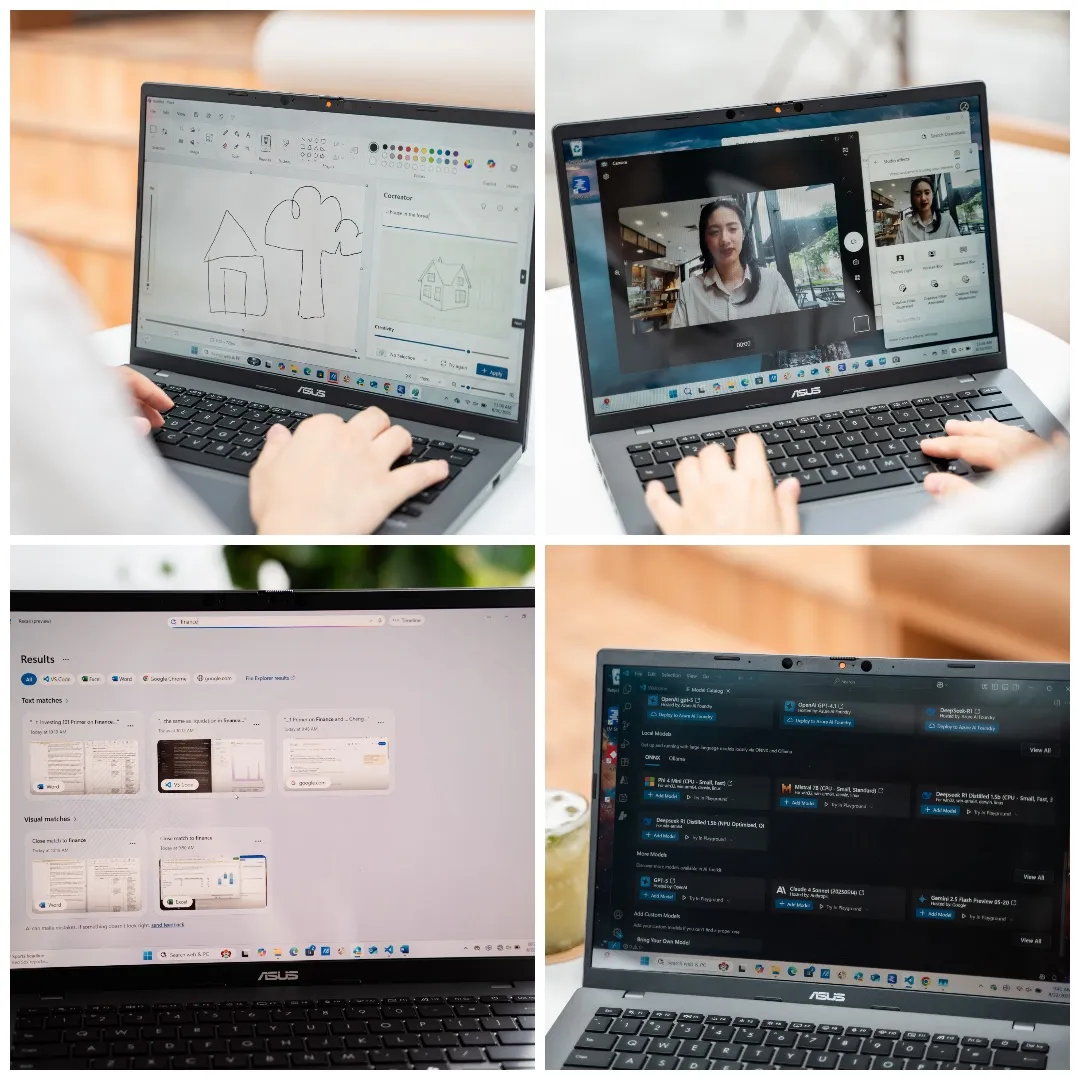 ASUS Vivobook S14 Tinh nang AI result MMOSITE - Thông tin công nghệ