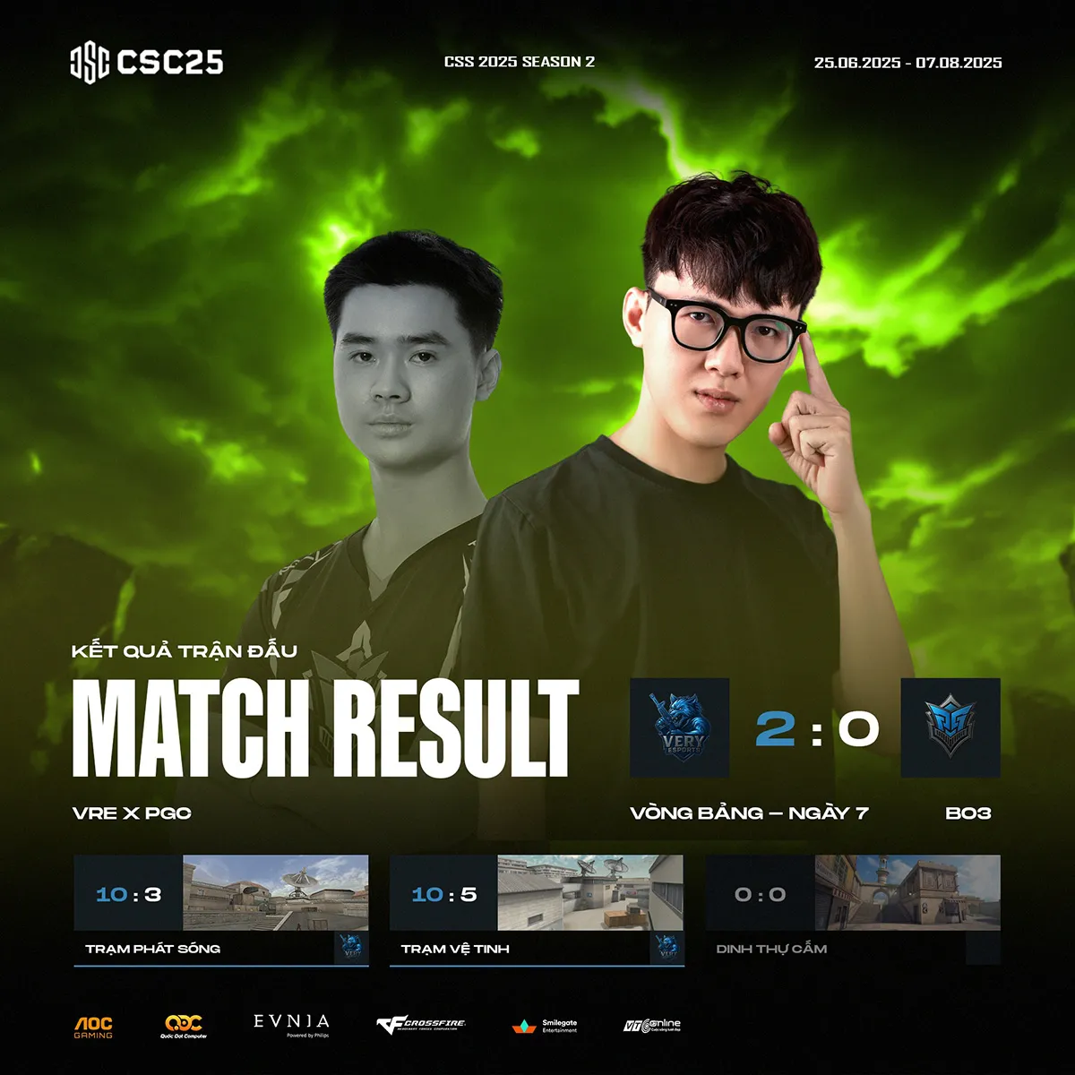 CSC 2025 mùa 2: Lượt về bùng nổ với những bất ngờ và kịch tính 1 csc-2025-mua-2-luot-ve-bung-no-voi-nhung-bat-ngo