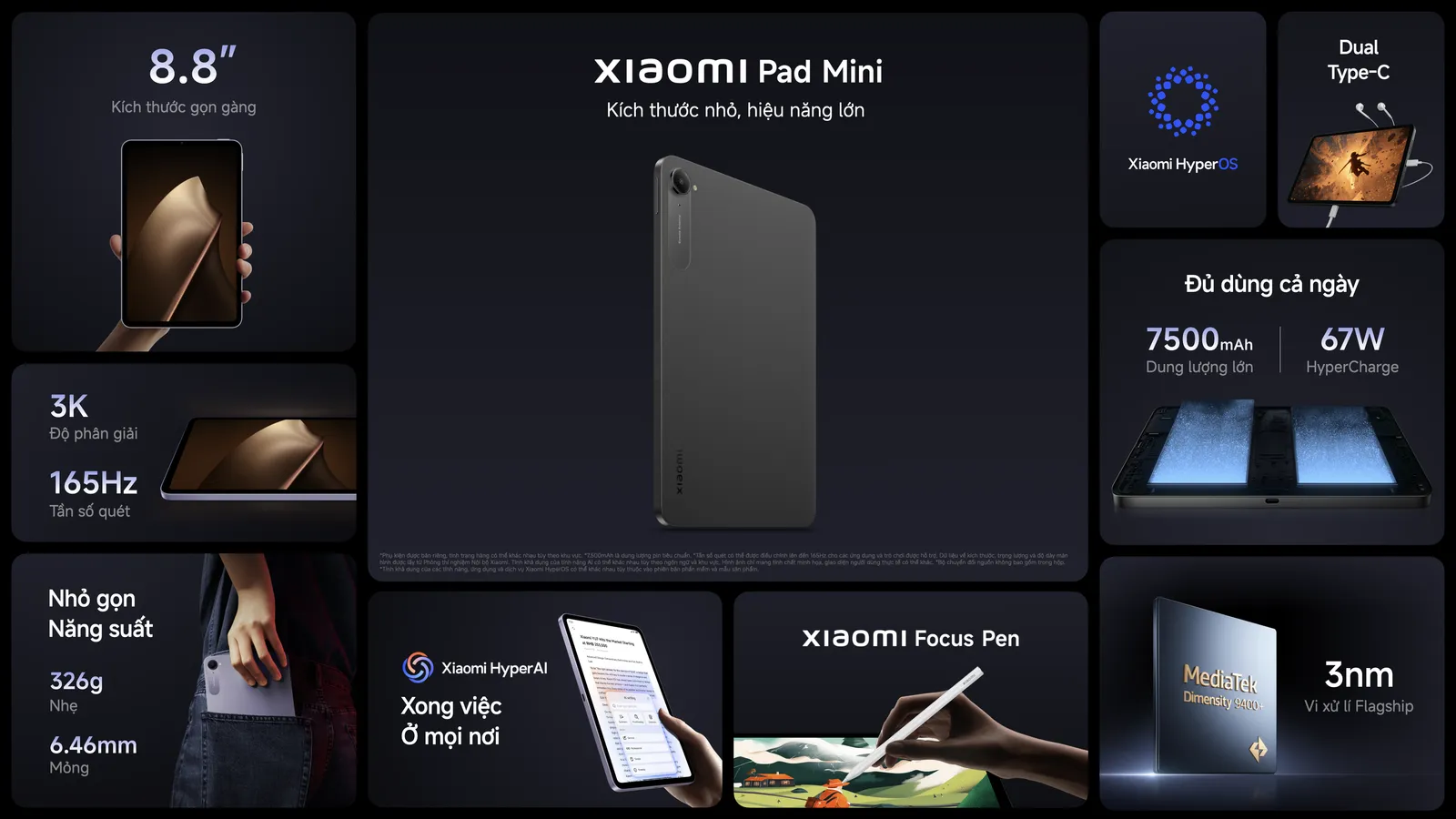 Xiaomi chính thức ra mắt Xiaomi 15T Series: Smartphone cận cao cấp mang đến trải nghiệm flagship 5 Xiaomi Pad Mini Summary result MMOSITE - Thông tin công nghệ