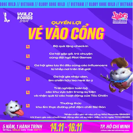 LIÊN MINH HUYỀN THOẠI: TỐC CHIẾN KỶ NIỆM 5 NĂM RA MẮT VỚI PHIÊN BẢN 6.3: “VINH QUANG CAO QUÝ” 7 h result MMOSITE - Thông tin công nghệ