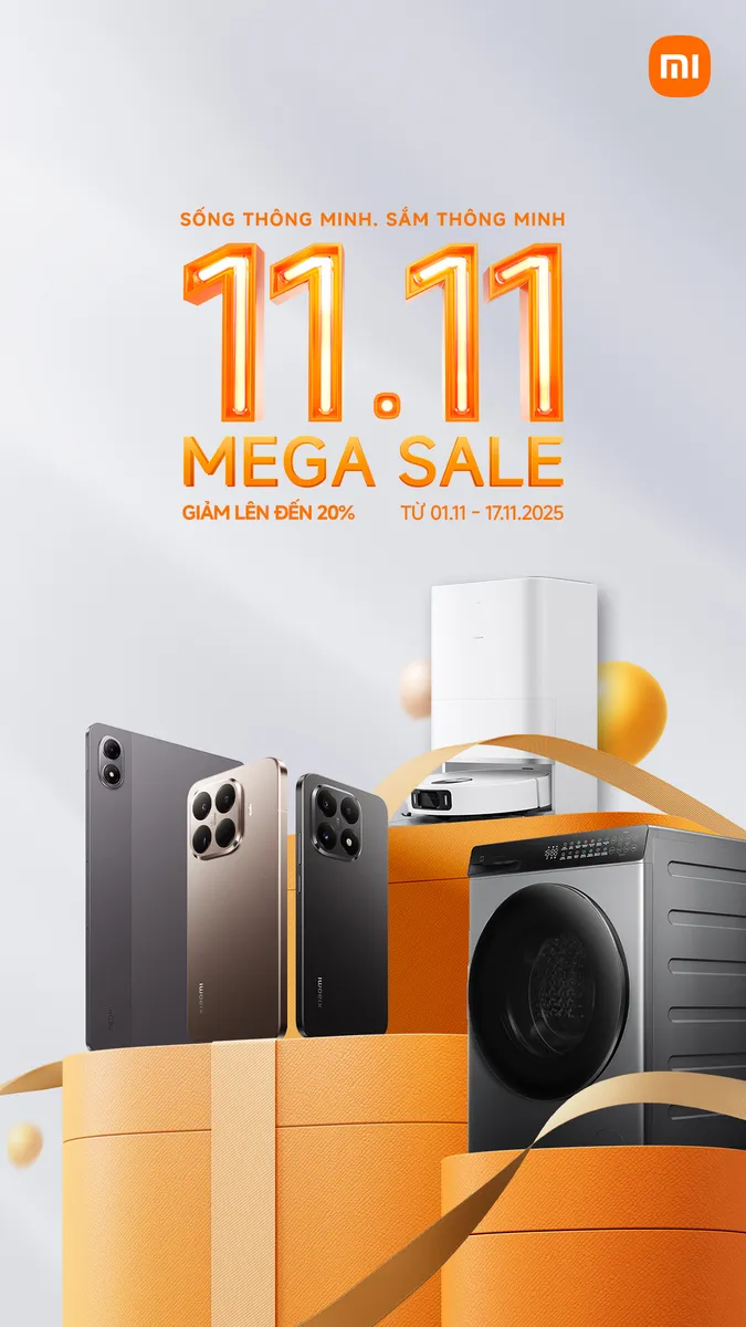 Xiaomi 11.11 Mega Sale bùng nổ: Sống thông minh - Sắm thông minh với ưu đãi lên đến 20% toàn hệ sinh thái 3 KV Vertical result MMOSITE - Thông tin công nghệ