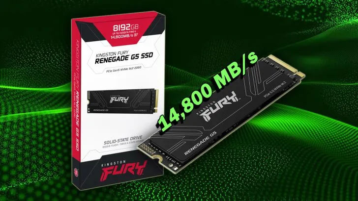 Kingston Fury ra mắt SSD Renegade G5 dung lượng 8 TB, đạt tốc độ đọc lên đến 14.800 MB/s 1 Kingston Fury Renegade G5 8 TB MMOSITE - Thông tin công nghệ