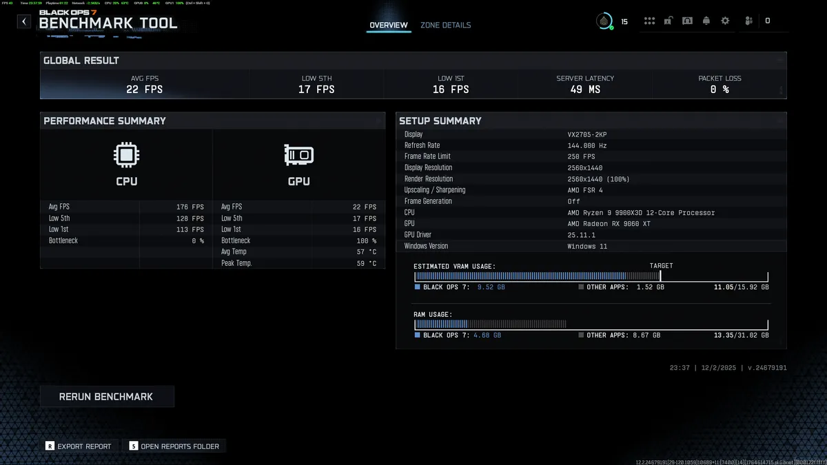 Test 5 result MMOSITE - Thông tin công nghệ