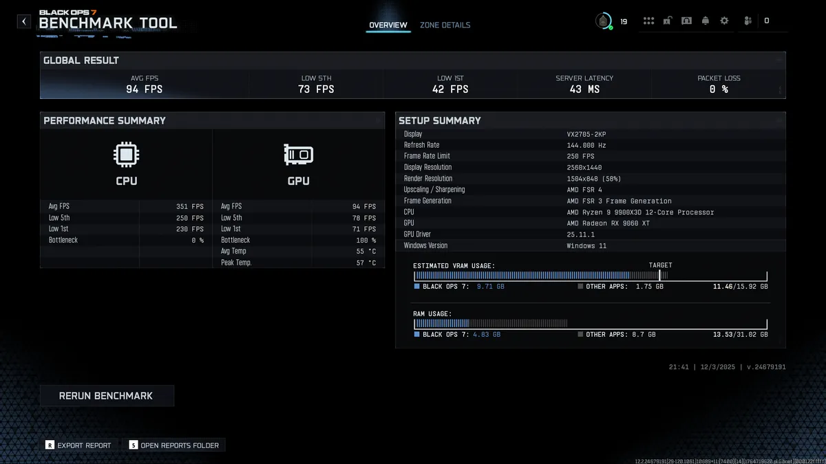 Test 7 result MMOSITE - Thông tin công nghệ