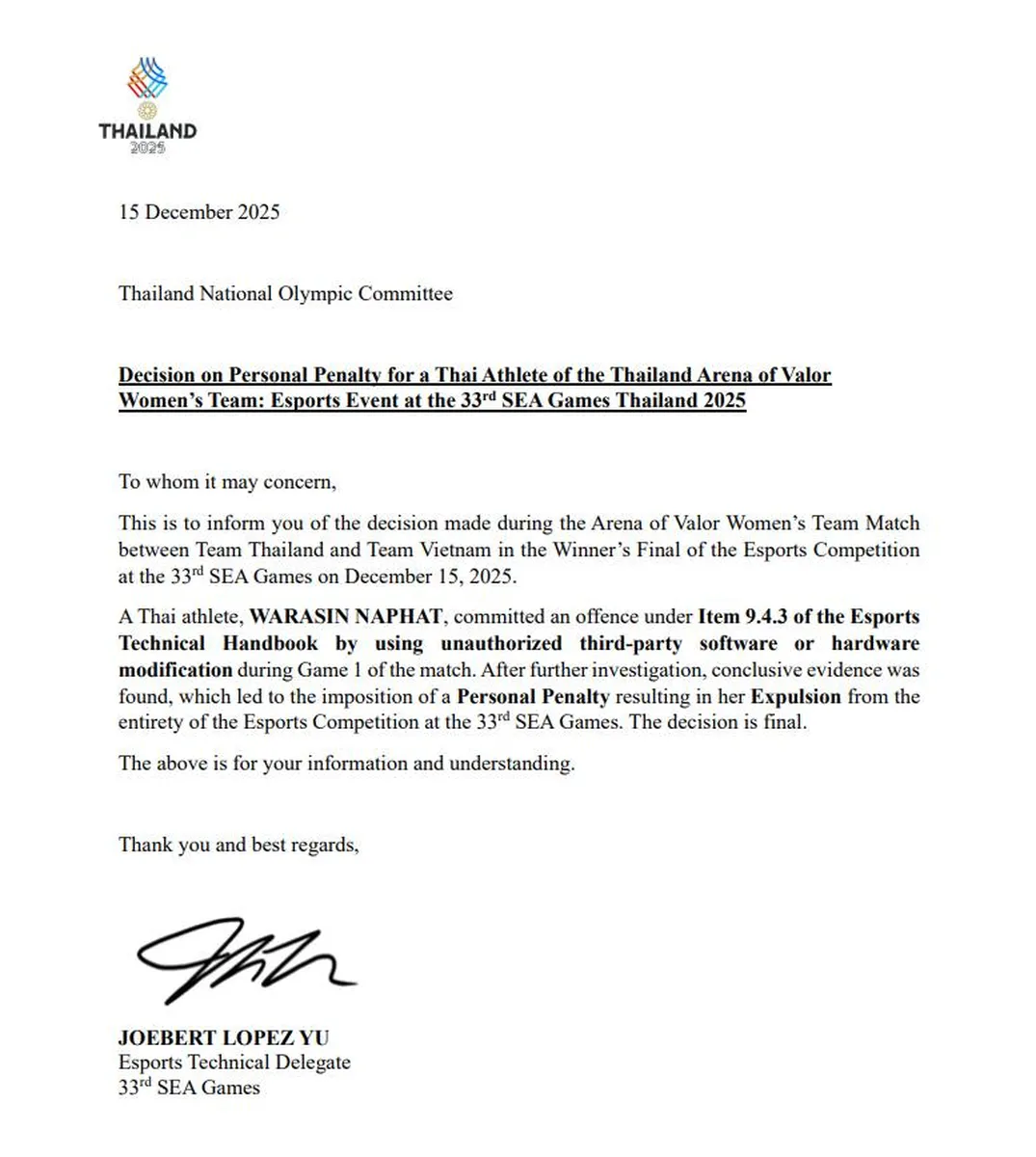 nu tuyen thu lien quan mobile thai lan bi cam thi dau tron doi 1 result MMOSITE - Thông tin công nghệ