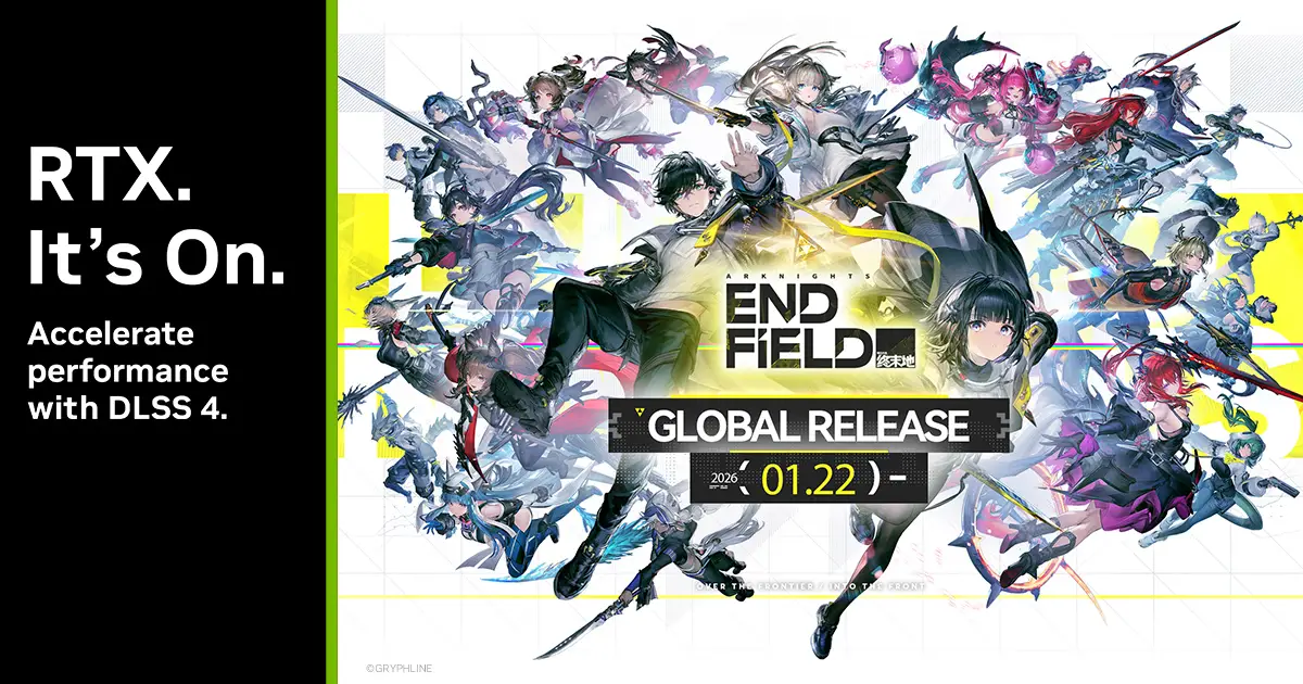 Công nghệ NVIDIA DLSS 4 được áp dụng trong Arknights: Endfield bản PC Công nghệ NVIDIA DLSS 4 được áp dụng trong Arknights: Endfield bản PC