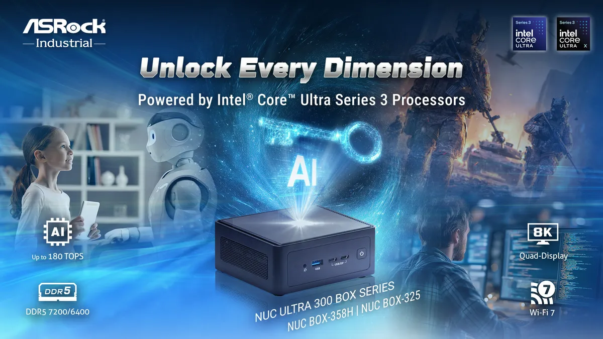 ASRock ra mắt dòng máy tính mini NUC Ultra 300 Box với vi xử lý Panther Lake 1 asrock-ra-mat-dong-may-tinh-mini-nuc-ultra-300-box