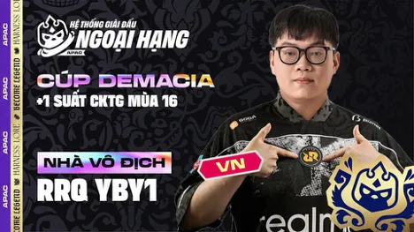 ĐẤU TRƯỜNG CHÂN LÝ ESPORTS MÙA 16: TUYỂN THỦ VIỆT NAM YBY1 VÔ ĐỊCH CÚP DEMACIA 1 dau-truong-chan-ly-esports-mua-16-yby1-vo-dich