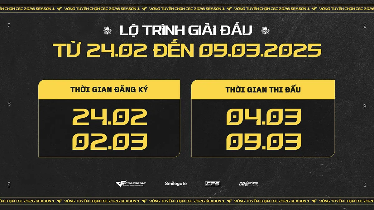 Vòng tuyển chọn CSC 2026 Season 1: Cơ hội mới chinh phục giấc mơ eSports chuyên nghiệp 2 hinh 2 result 5 MMOSITE - Thông tin công nghệ