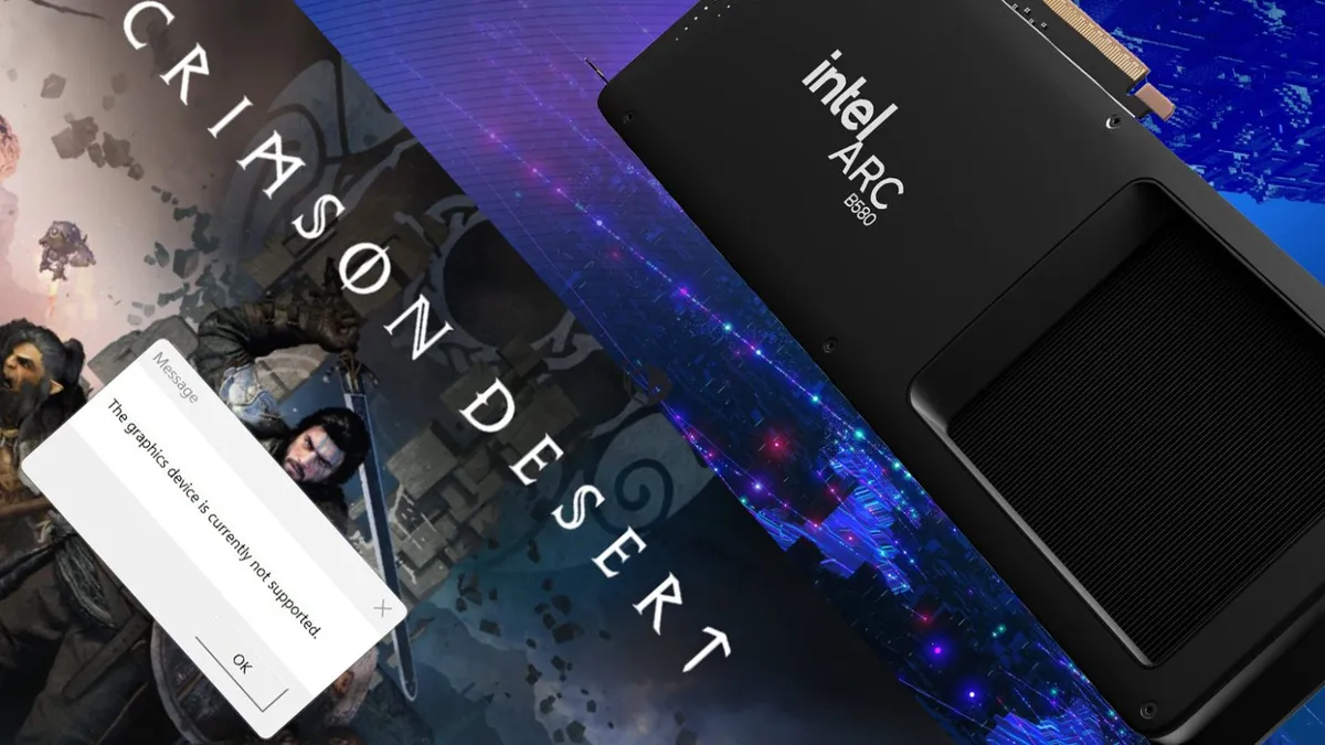 Crimson Desert không hỗ trợ Intel Arc, nhà phát triển khuyên game thủ hoàn tiền 1 Intel Arc Crimson Desert MMOSITE - Thông tin công nghệ