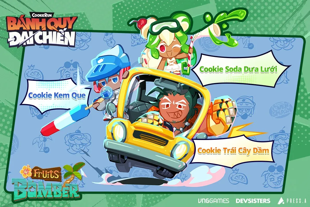 VNGGAMES CHÍNH THỨC PHÁT HÀNH COOKIERUN 3 fruitbomber result MMOSITE - Thông tin công nghệ