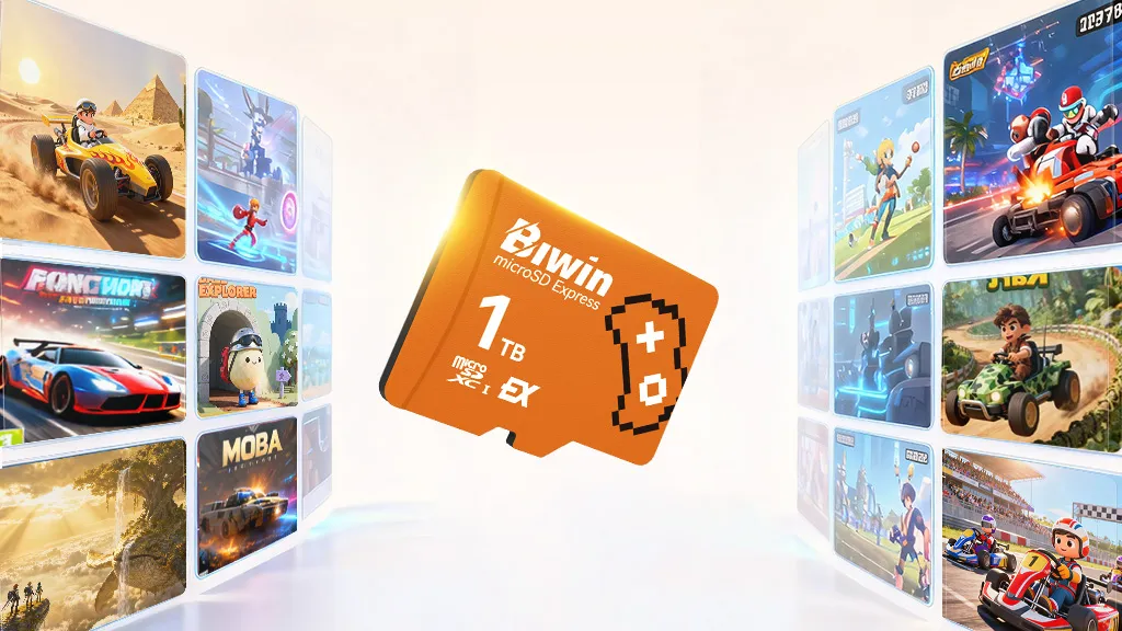 Thẻ nhớ Biwin Amber ME300 microSD Express: Nâng tầm các máy chơi game cầm tay thế hệ mới