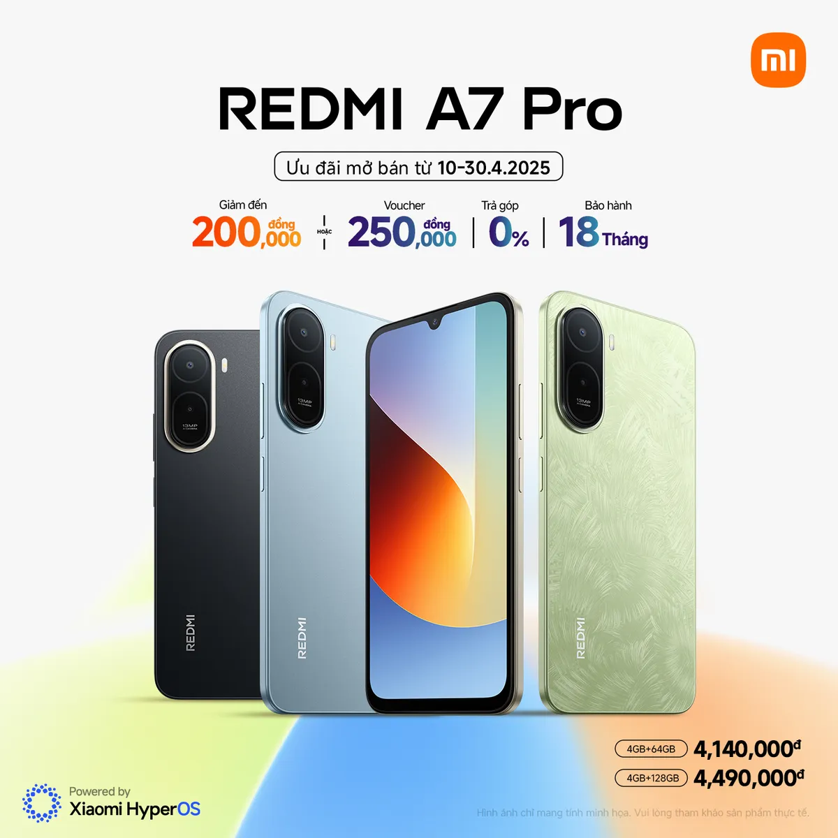 Xiaomi chính thức ra mắt REDMI A7 Pro 2 REDMI A7 Pro Promotion KV Square result MMOSITE - Thông tin công nghệ