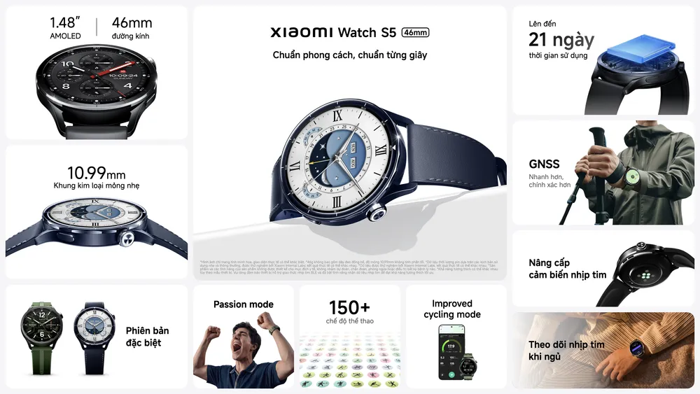 Xiaomi thúc đẩy mạnh mẽ hệ sinh thái với dải sản phẩm AIoT 7 Xiaomi Watch S5 result MMOSITE - Thông tin công nghệ
