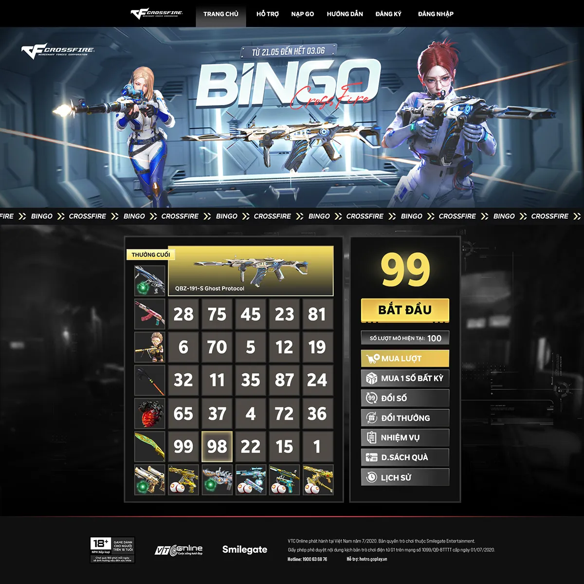 Crossfire bùng nổ sự kiện Bingo mới với QBZ-191-S Ghost Protocol 8 hinh 2 result 12 MMOSITE - Thông tin công nghệ