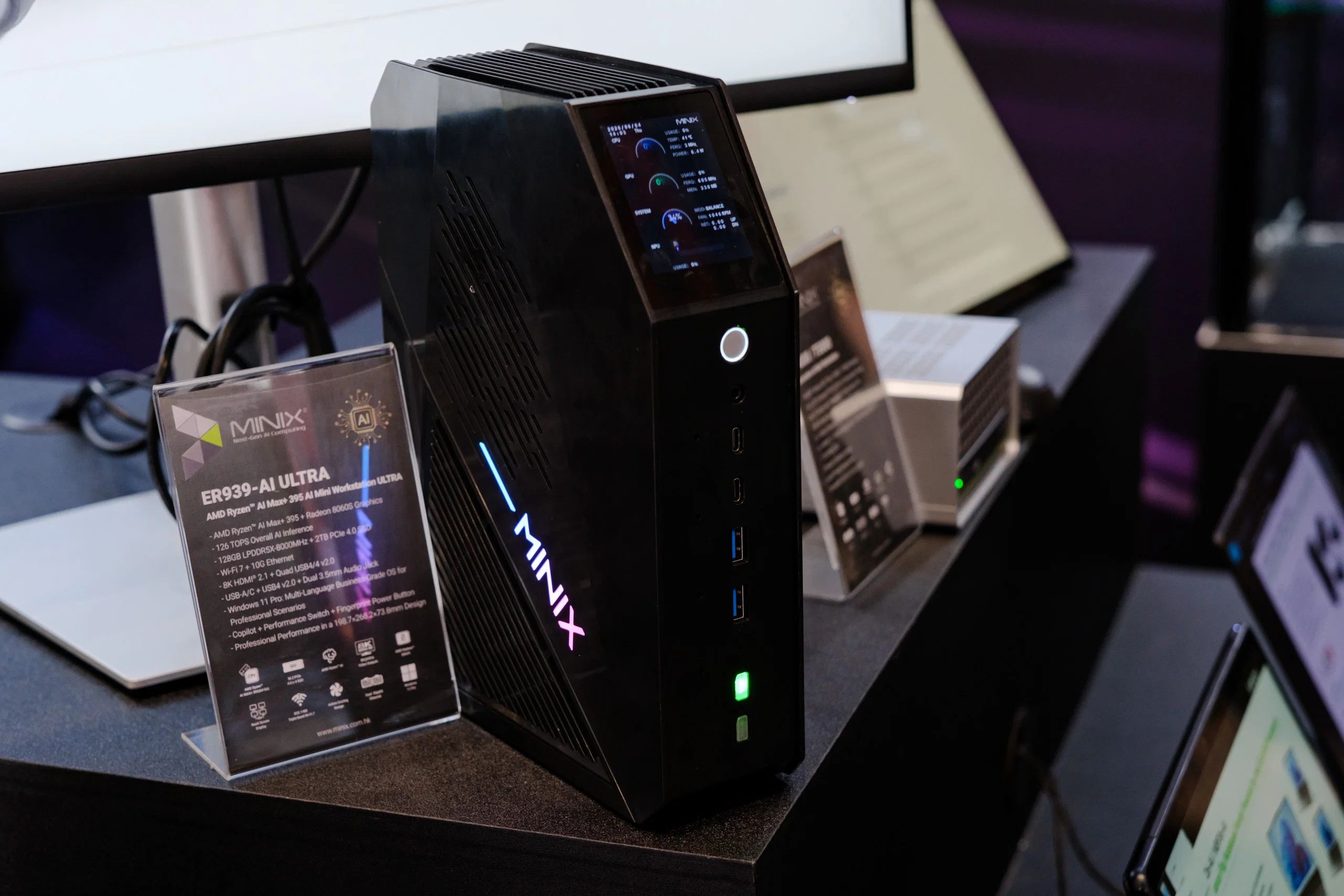 MINIX giới thiệu AI workstation, màn hình gập và dòng thiết bị trình chiếu không dây tại COMPUTEX 2026 9 155 tinh7333 MMOSITE - Thông tin công nghệ