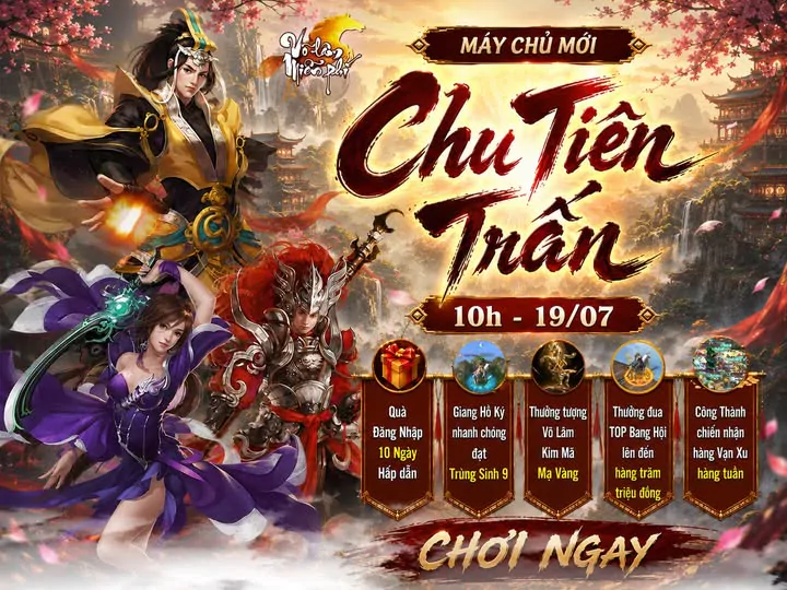 Võ Lâm Miễn Phí: Máy chủ Chu Tiên Trấn khai mở, đua top bang hội nhận thưởng lên đến 120 triệu đồng 15 Anh 3 MMOSITE - Thông tin công nghệ