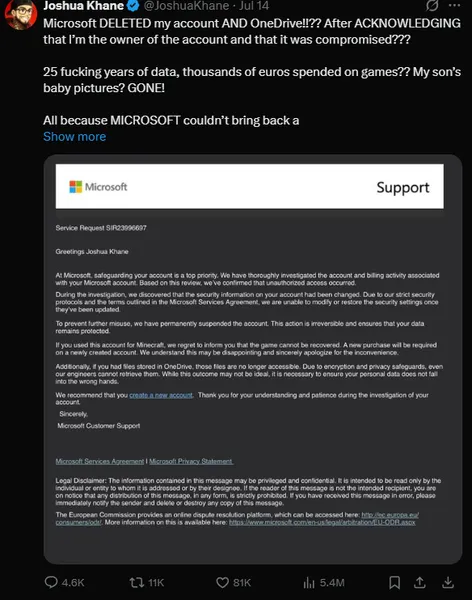 Mất tài khoản Microsoft, người dùng mất luôn 25 năm thư viện Xbox 2 Screenshot 2026 07 16 132611 result MMOSITE - Thông tin công nghệ