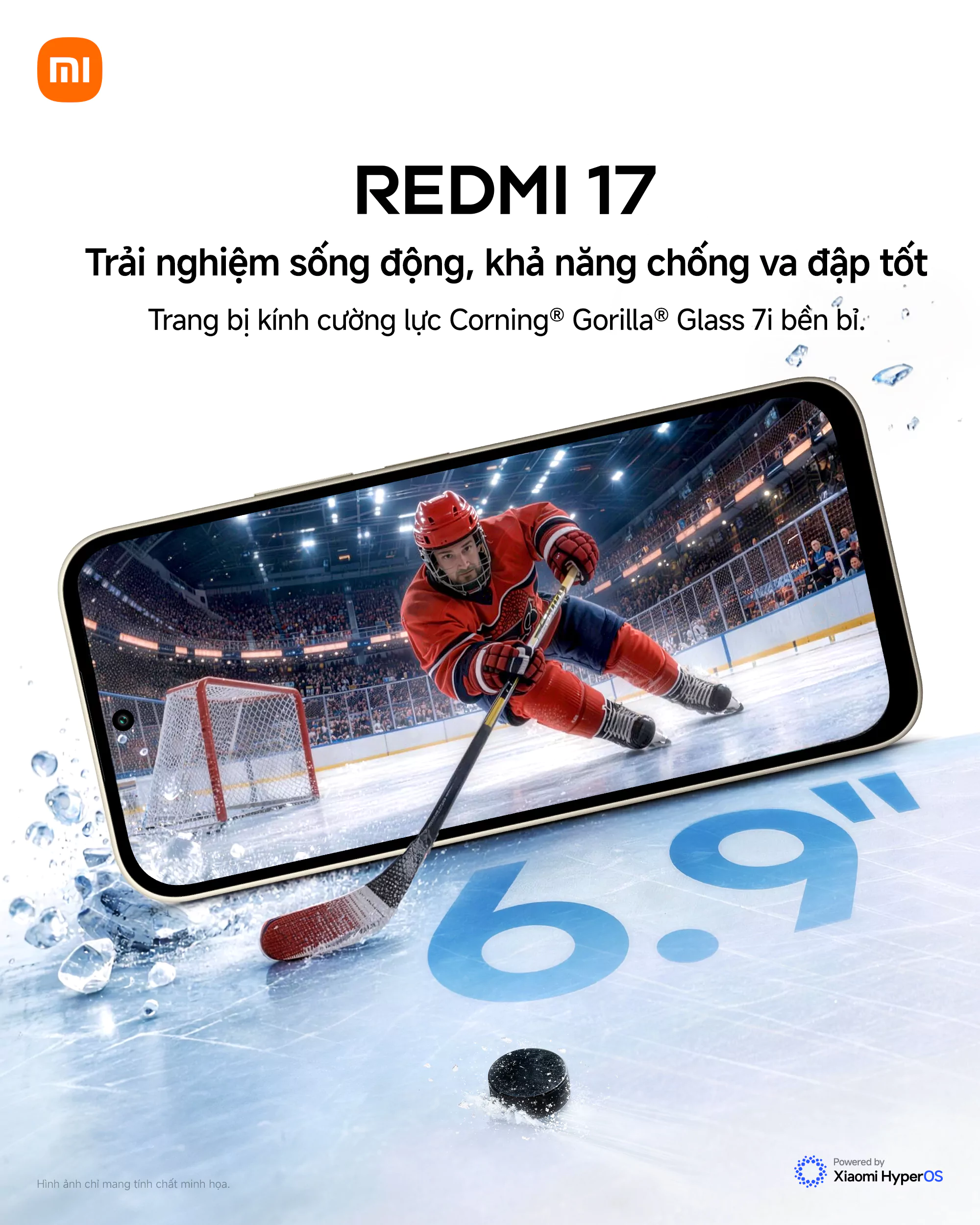 Xiaomi ra mắt REDMI 17 Series tại Việt Nam với viên pin dung lượng lớn 7.500mAh 12 REDM 17 Durable 69 inch display MMOSITE - Thông tin công nghệ