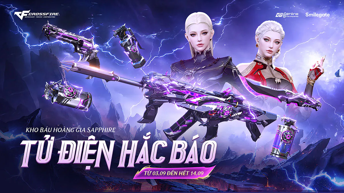 Game thủ Crossfire sẽ càn lướt chiến địa với Kho Báu Hoàng Gia Sapphire: Tử Điện Hắc Báo 10 game-thu-crossfire-can-luot-kho-bau-hoang-gia-sapphire