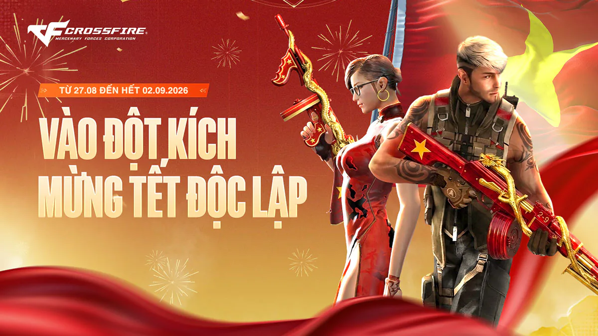 Crossfire tung chuỗi sự kiện mừng Quốc Khánh 2/9, ra mắt loạt vũ khí độc quyền mang dấu ấn Việt Nam 14 hinh 1 MMOSITE - Thông tin công nghệ