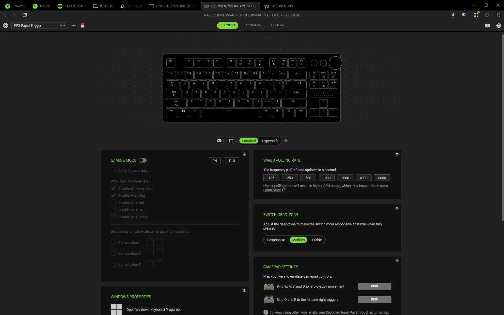 Đánh giá Razer Huntsman V3 Pro Low-profile TKL 8KHz khi tốc độ đi cùng thiết kế mỏng gọn 20 danh gia razer huntsman v3 pro low profile 10 MMOSITE - Thông tin công nghệ