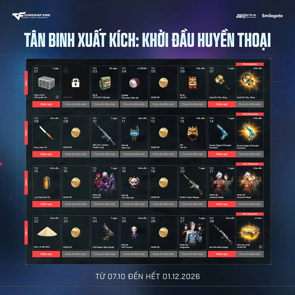 Tháng 10 - Thời điểm tưng bừng cho người chơi Crossfire, đặc biệt là Tân Binh 11 thang 10 thoi diem tung bung nguoi choi 09 MMOSITE - Thông tin công nghệ